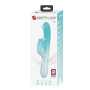 Пульсатор із кліторальним стимулятором Pretty Love - Gigi Light Green, 7 thumping functions 7 licking modes, BW-500035-4