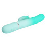 Пульсатор із кліторальним стимулятором Pretty Love - Gigi Light Green, 7 thumping functions 7 licking modes, BW-500035-4
