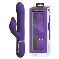 Вибромассажер с поступательным движением серии Pretty Love - Falin Twinkled Tenderness Dark Purple 7 vibration functions 4 rolling functions, BW-500012-2