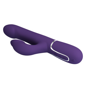 Вібромасажер із поступальним рухом серії Pretty Love - Falin Twinkled Tenderness Dark Purple 7 vibration functions 4 rolling functions, BW-500012-2