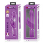 Вібромасажер із поступальним рухом серії Pretty Love - Falin Twinkled Tenderness Violet, 7 vibration functions 4 rolling functions, BW-500012-3