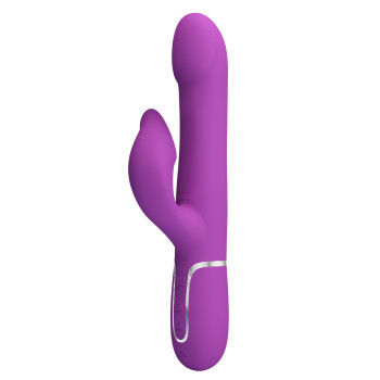 Вібромасажер із поступальним рухом серії Pretty Love - Falin Twinkled Tenderness Violet, 7 vibration functions 4 rolling functions, BW-500012-3