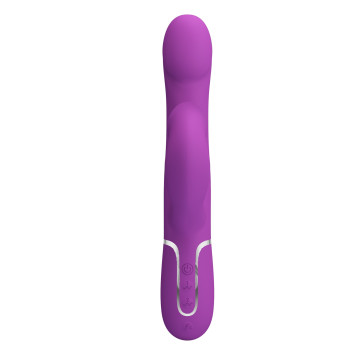 Вібромасажер із поступальним рухом серії Pretty Love - Falin Twinkled Tenderness Violet, 7 vibration functions 4 rolling functions, BW-500012-3