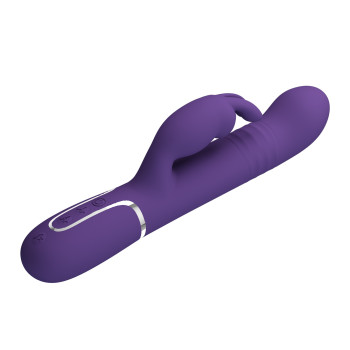 Вібромасажер із поступальним рухом серії Pretty Love - Coale Dark Purple, BW-500013-2