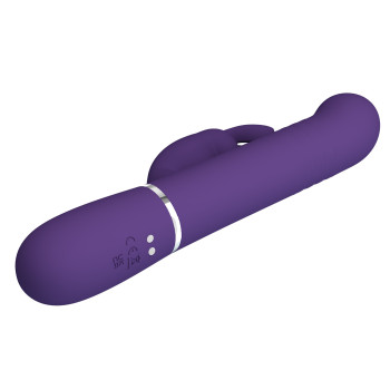 Вібромасажер із поступальним рухом серії Pretty Love - Coale Dark Purple, BW-500013-2