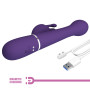 Вібромасажер із поступальним рухом серії Pretty Love - Dejon Dark Purple, BW-500014-2