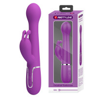 Вібромасажер із поступальним рухом серії Pretty Love - Dejon Purple, BW-500014-3