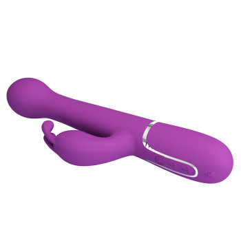 Вібромасажер із поступальним рухом серії Pretty Love - Dejon Purple, BW-500014-3