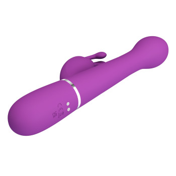 Вібромасажер із поступальним рухом серії Pretty Love - Dejon Purple, BW-500014-3