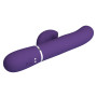 Вібратор із вакуумною стимуляцією клітора Pretty Love - Twinkled Tenderness Dark Purple, BW-500015-2