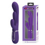 Вібратор із стимулятором клітора PRETTY LOVE - Shonia Dark Purple 3 in 1, BW-500041-2