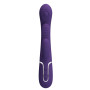 Вібратор із стимулятором клітора PRETTY LOVE - Shonia Dark Purple 3 in 1, BW-500041-2