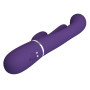 Вібратор із стимулятором клітора PRETTY LOVE - Shonia Dark Purple 3 in 1, BW-500041-2