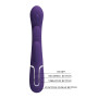 Вібратор із стимулятором клітора PRETTY LOVE - Shonia Dark Purple 3 in 1, BW-500041-2