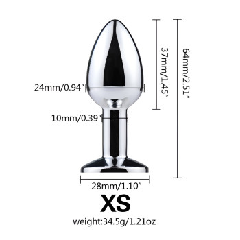 Анальна пробка з хвостом SKN-L11 ( розмір XS )