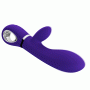Вібратор з м'якою головкою і кліторальной стимуляцією Pretty Love - Thomas USB Purple