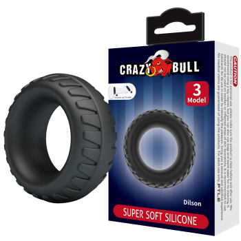Ерекційне кільце Crazy Bull №3 - Dilson super soft silicone