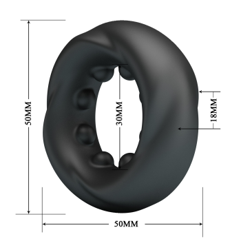 Ерекційне кільце Crazy Bull №4 - DAQUEZ super soft silicone