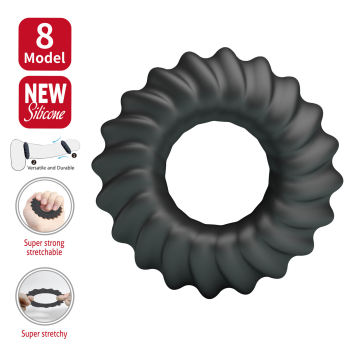 Ерекційне кільце Crazy Bull №8 - FITZ super soft silicone