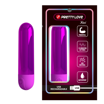 Перезаряджаємая віброкуля Pretty Love - Kiwi Purple