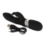 Вибратор – кролик черный с USB
