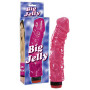 Вибратор BIG JELLY малиновый