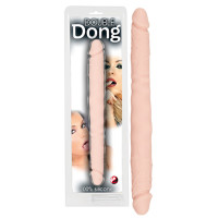 Фалоімітатор для двох DOUBLE DONG (тілесний)