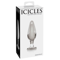 Анальная пробка стеклянная ICICLES №26