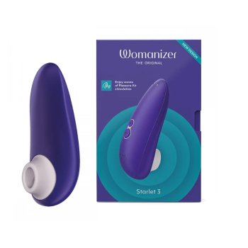 Вакуумный вибратор Womanizer Starlet 3 синий