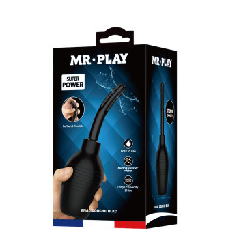 Анальный душ MR. PLAY черный (310 мл)