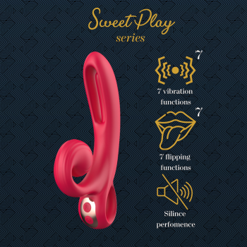 Вибратор – кролик с язычком Sweet Play
