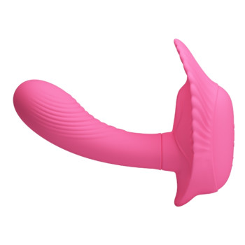 Віброметелик із стимулятором клітора PRETTY LOVE - Powerful Shell Stimulator, BI-014368W-3