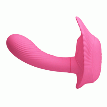 Віброметелик із стимулятором клітора PRETTY LOVE - Powerful Shell Stimulator, BI-014368W-3