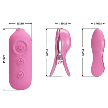 Електростимулятор для грудей PRETTY LOVE - Nipple Clip, BI-014861
