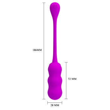 Віброяйце з дистанційним керуванням PrettyLove - Leshy, BI-014868W