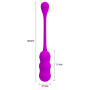 Віброяйце з дистанційним керуванням PrettyLove - Leshy, BI-014868W