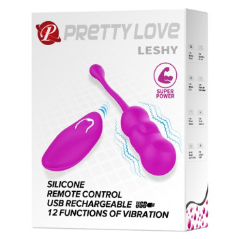 Віброяйце з дистанційним керуванням PrettyLove - Leshy, BI-014868W