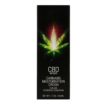 Стимулюючий крем для жінок Shots - CBD Cannabis Masturbation Cream For Her, 50 ml