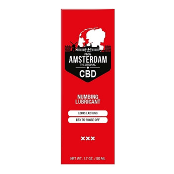 Вагінальний гель на водній основі з пролонгуючим ефектом Original CBD from Amsterdam - Numbing Lubricantl, 50 ml