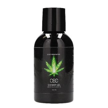 Набір для ванни та душу CBD Luxe Travel set - GREEN TEA & HEMP OIL ( 4 предмети )