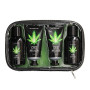 Набір для ванни та душу CBD Luxe Travel set - GREEN TEA & HEMP OIL ( 4 предмети )