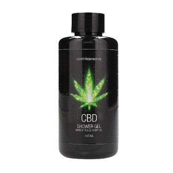 Набір для ванни та душу CBD Luxe Gift set - GREEN TEA & HEMP OIL ( 4 предмети )