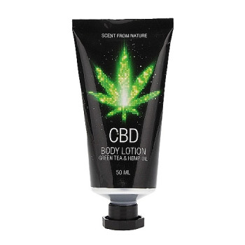Набір для ванни та душу CBD Luxe Gift set - GREEN TEA & HEMP OIL ( 4 предмети )
