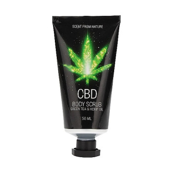 Набір для ванни та душу CBD Luxe Gift set - GREEN TEA & HEMP OIL ( 4 предмети )