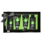 Набір для ванни та душу CBD Luxe Gift set - GREEN TEA & HEMP OIL ( 4 предмети )