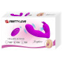 Мультифункціональний вібростимулятор на пульті керування Pretty Love Josephine Violet, BI-014843W