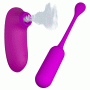 Комплект з віброяйця та вакуумного стимулятора Pretty Love CURUPIRA Multifunctional 2 in 1, BI-014872W