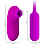 Комплект з віброяйця та вакуумного стимулятора Pretty Love CURUPIRA Multifunctional 2 in 1, BI-014872W
