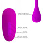 Комплект з віброяйця та вакуумного стимулятора Pretty Love CURUPIRA Multifunctional 2 in 1, BI-014872W