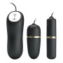 Виброяйцо-электростимулятор Pretty Love Double Vibro-Bullets, BI-014878